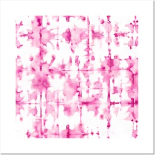 Pink abstract texture pattern Posters and Art